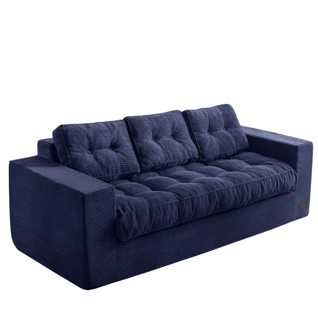 3 Seater Living Room Boneless Floor Couch