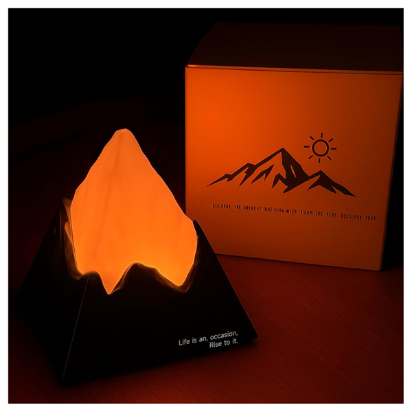 Rechargeable Bedside LED Nightlight Volcano Lamp