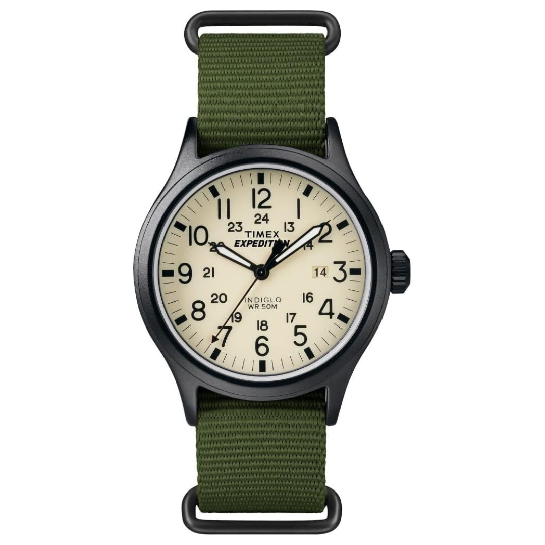 Timex Men's Expedition Scout 40mm Nylon Slip-Thru Strap Watch
