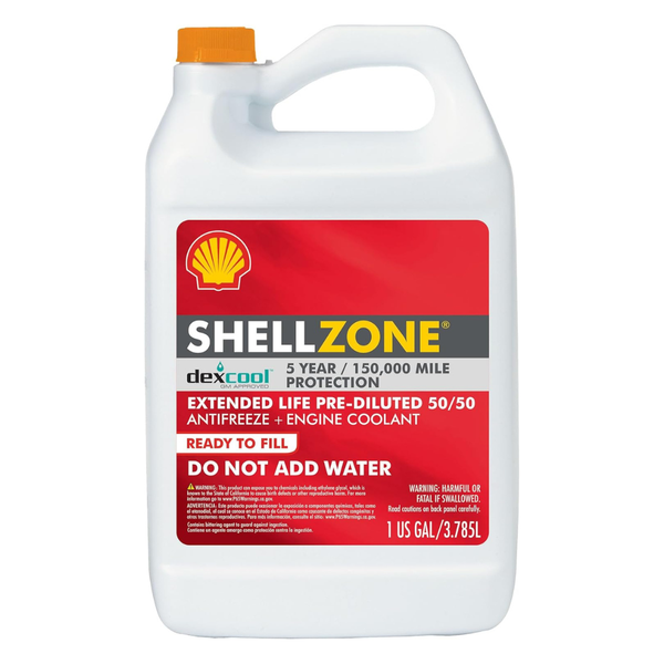 1 Gallon Zone Dex-Cool Extended Life ELC Antifreeze + Coolant