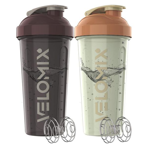 2-Pack 28 Oz Protein Shaker Bottles (Mixed Colors)