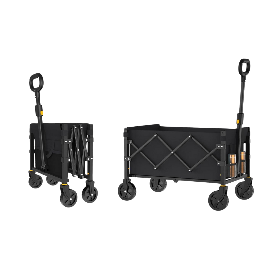 360lbs Portable Foldable Collapsible Wagon Cart With Wheels