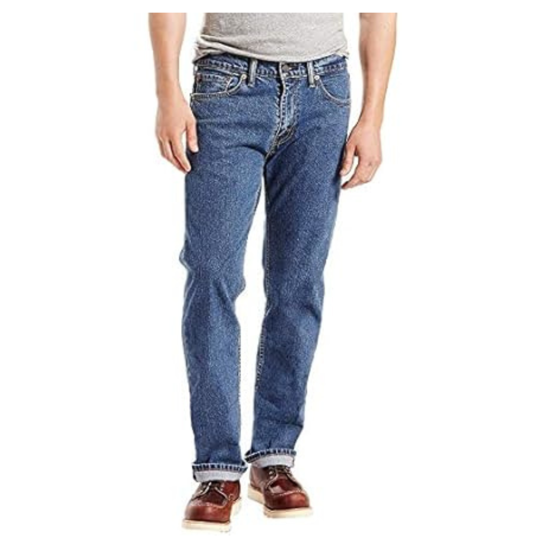 Levi's Mens 505 Regular Stonewash Stretch Jeans