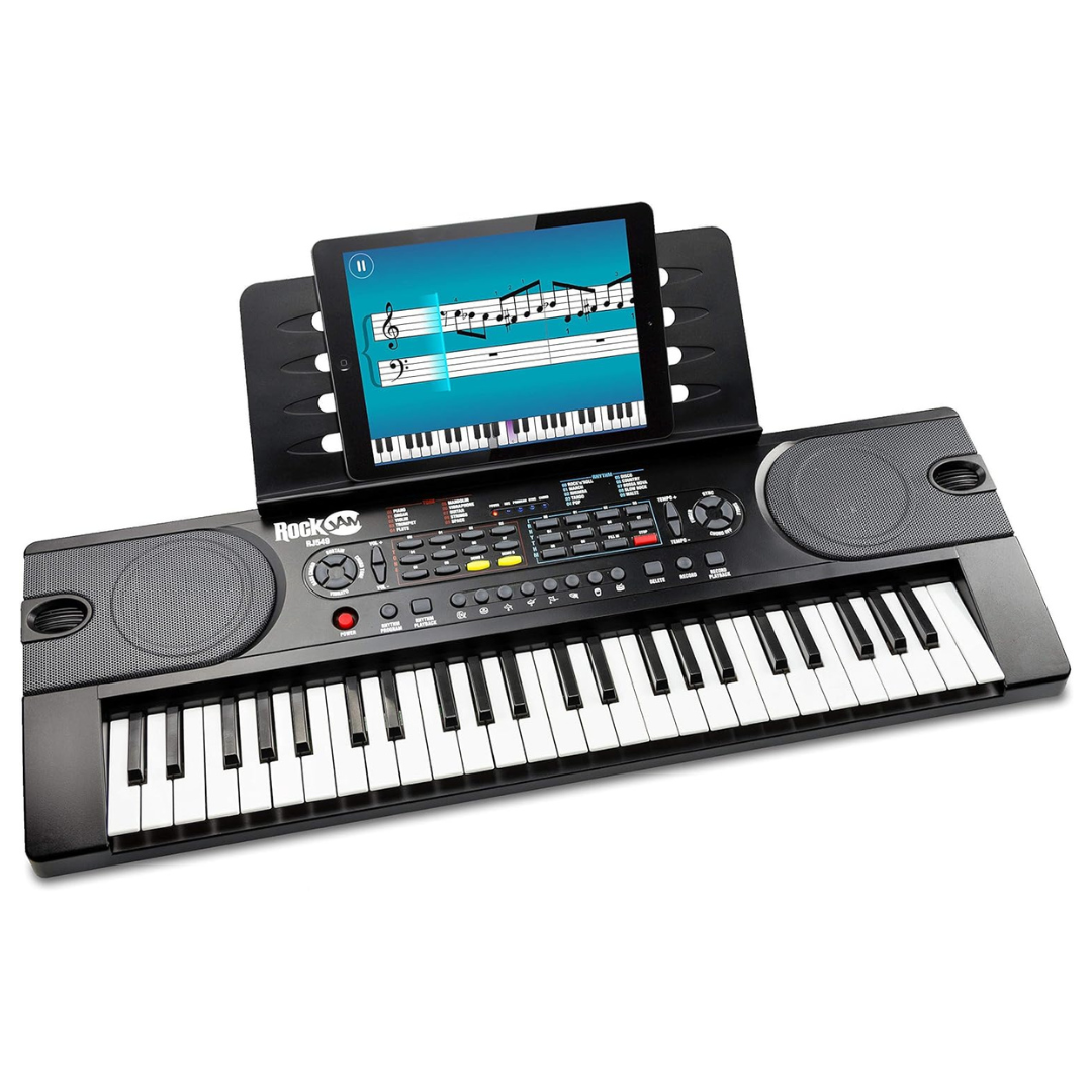 49-Key Keyboard Piano With Stand And Stickers