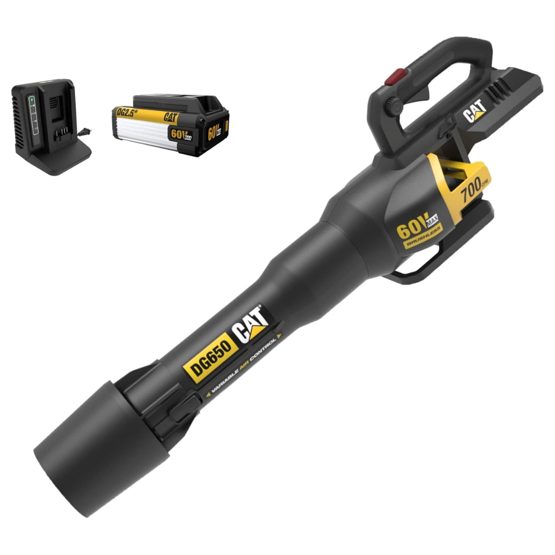 CAT DG650 60V 700 CFM 135 MPH Brushless Leaf Blower Kit
