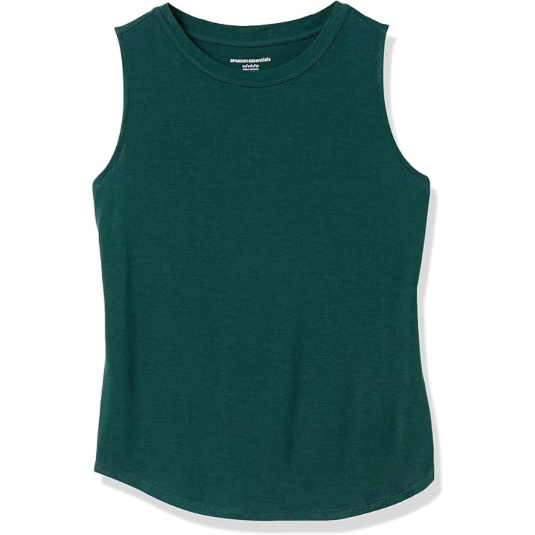 Amazon Essentials Women's Relaxed-Fit Sleeveless Tank Top