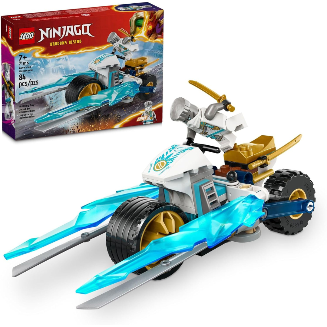 LEGO Ninjago Zanes Ice Motorcycle Set with Minifigure (71816)