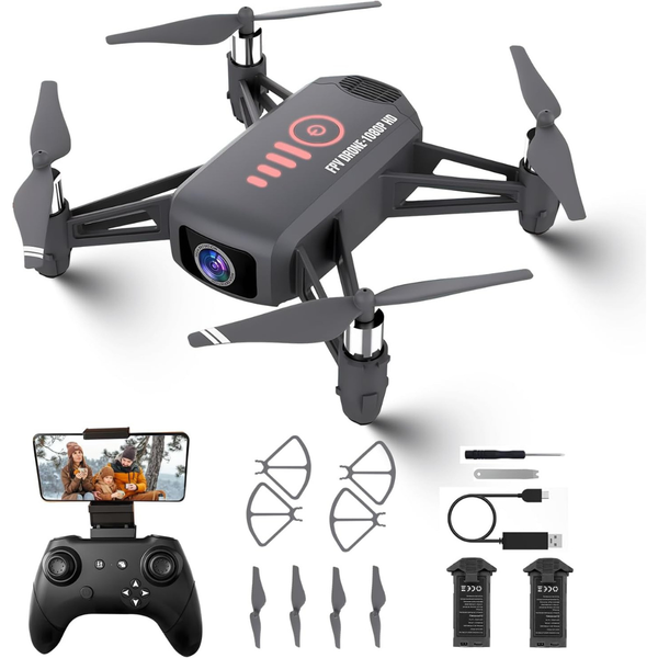 Mini Drone with 1080P HD Camera and Gesture Control (Various)