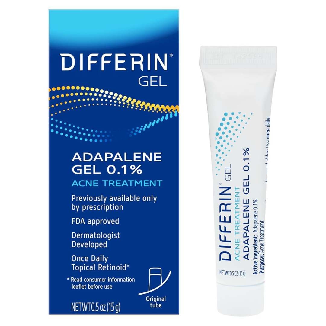 0.5-Oz Differin Acne Treatment Gel with 0.1% Adapalene