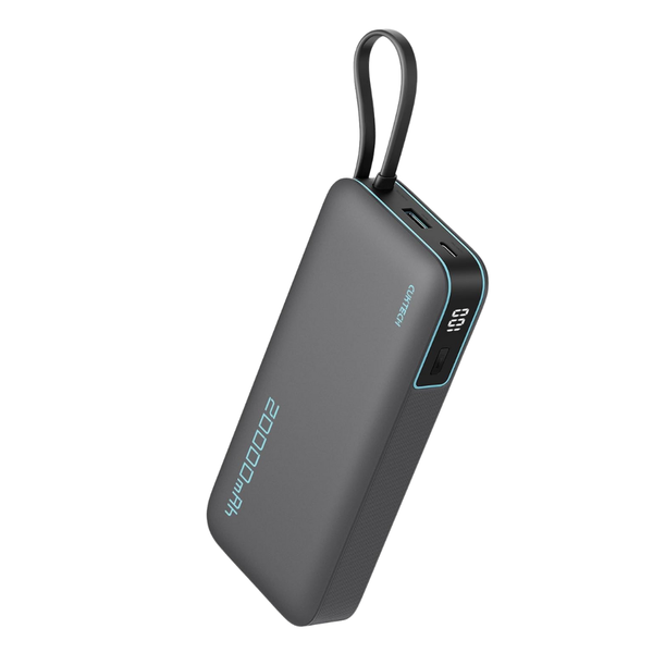 Cuktech 20000mAh 45W Power Bank With Built-In USB-C Cable