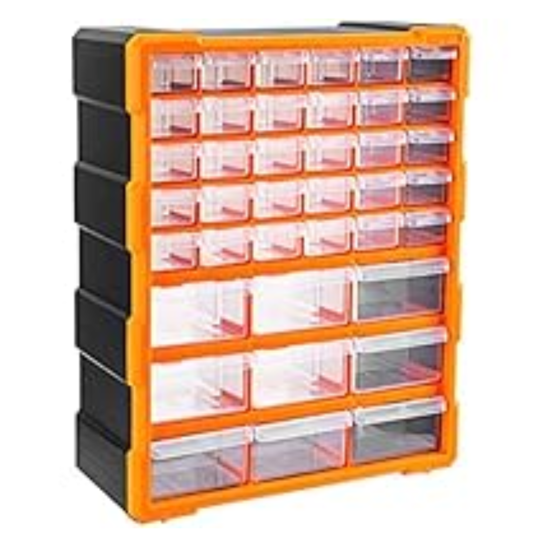Amazon Basics 39 Drawers Wall Mount Storage Organizer