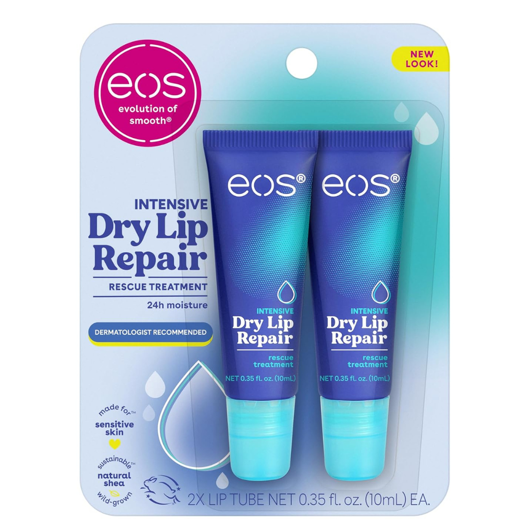 2-Count 0.35oz eos Extra Dry Lip Treatment with 24HR Moisture