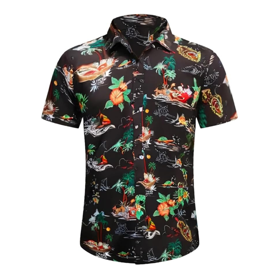 Men's Vintage Tropical Hawaiian Shirts (Various Colors)