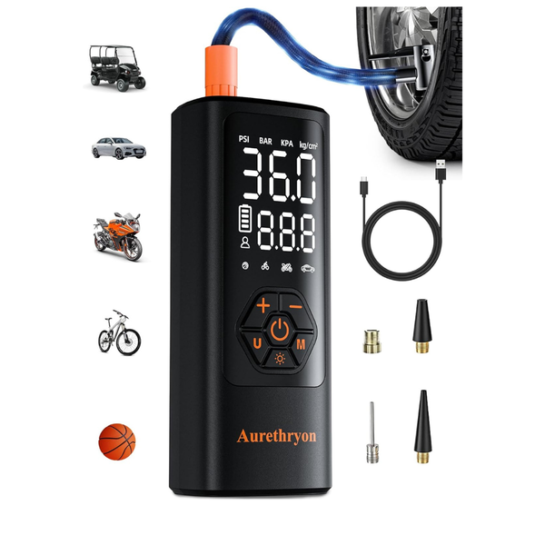 150 PSI Aurethryon Tire Inflator Portable Air Compressor