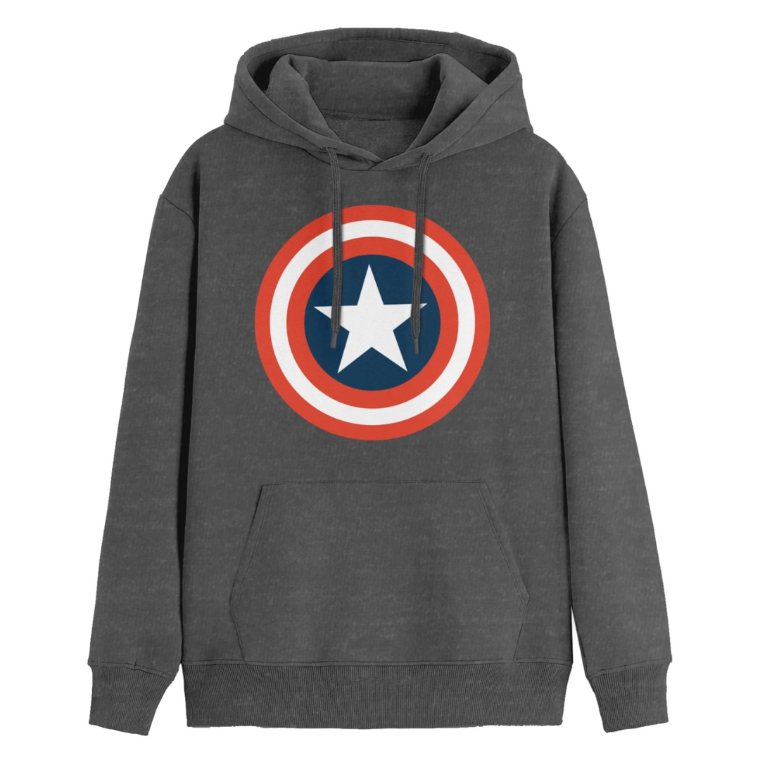 Captain America Men's Apparel Graphic Hoodie Sweatshirt