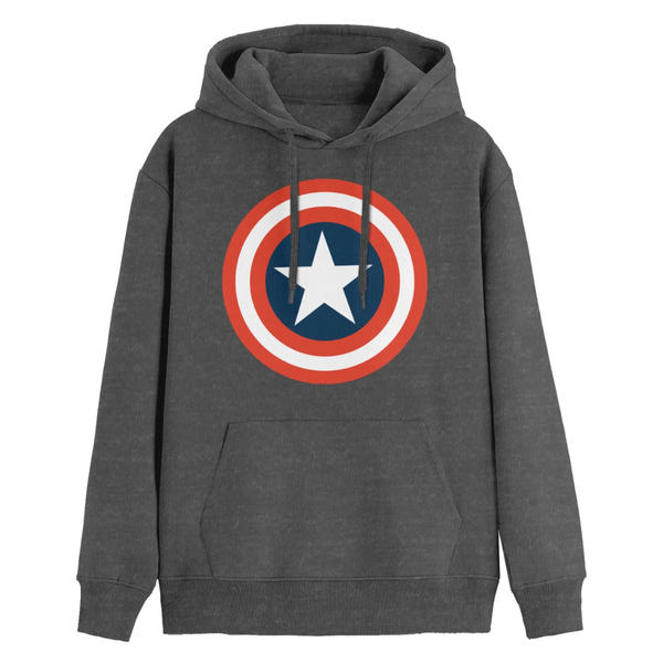 Captain America Men's Apparel Graphic Hoodie Sweatshirt