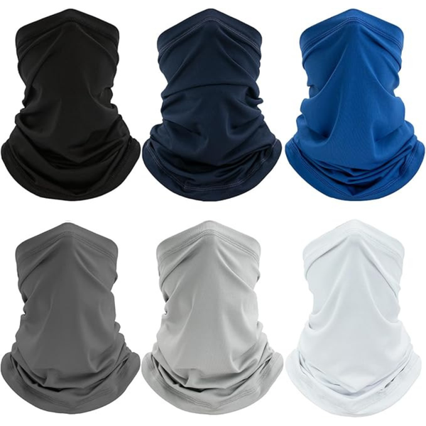 6-Pack Arsvetu UV Protection Cooling Breathable Neck Gaiter