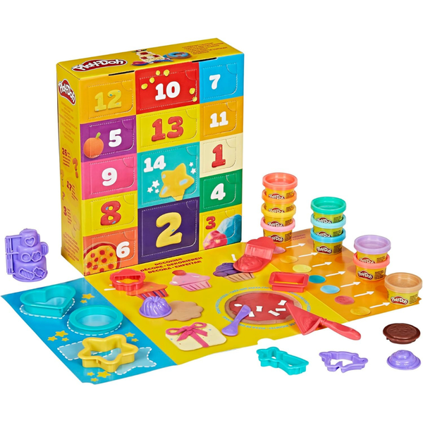 Play-Doh Advent Calendar w/ 26 Accessories & 17 Cans