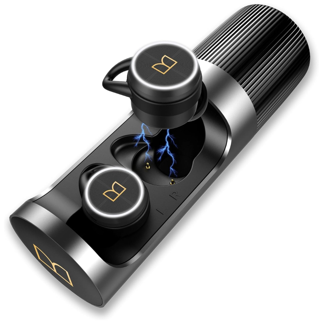 Monster Bluetooth 5.0 in-Ear Sport Headphones with Charging Case