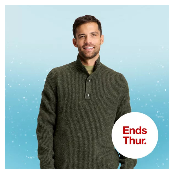 Up To 40% Off Men's Sweaters & Denim At Target