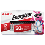 20-Count Energizer Max AAA Alkaline Batteries