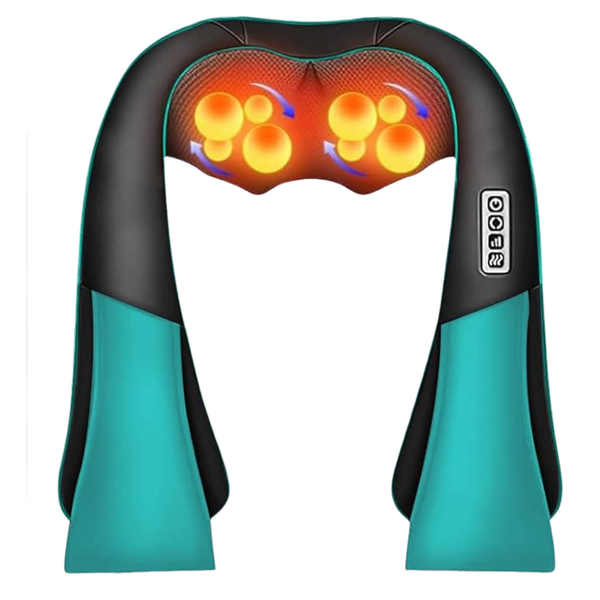 Shiatsu Neck And Back Massager With Heating Kneading Pillow