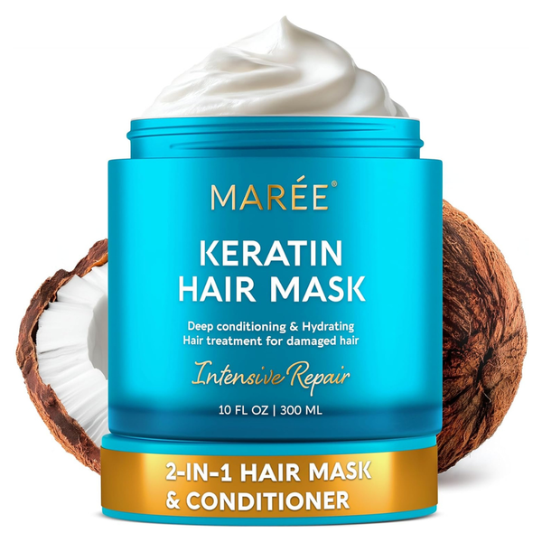 10oz MAREE Deep Conditioning Hair Mask For Damaged Hair Treatment