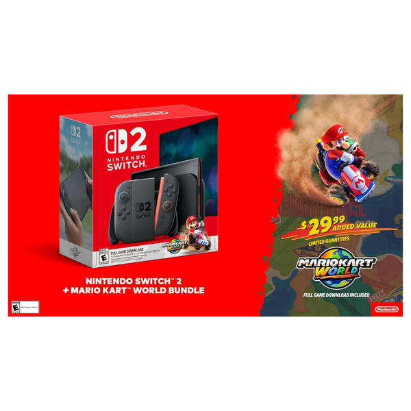 Nintendo Switch 2 Console With Mario Kart World Bundle