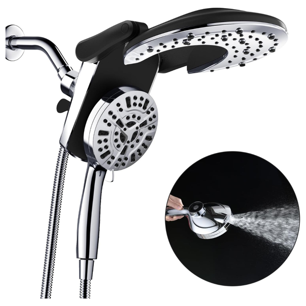 Bozybo Rain Shower Head With Handheld Spray