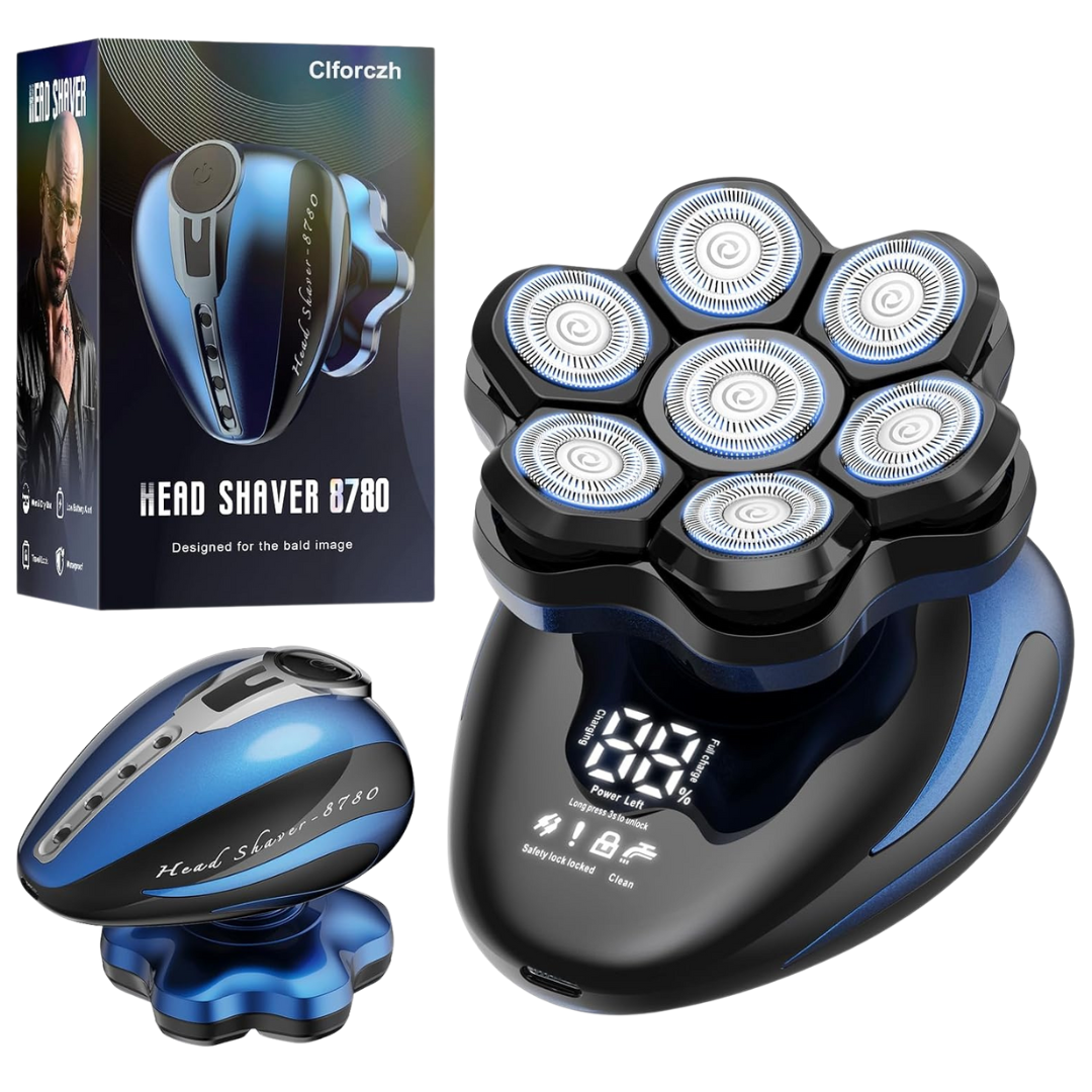 Rechargeable Wet Dry Electric Head Shavers For Bald Men