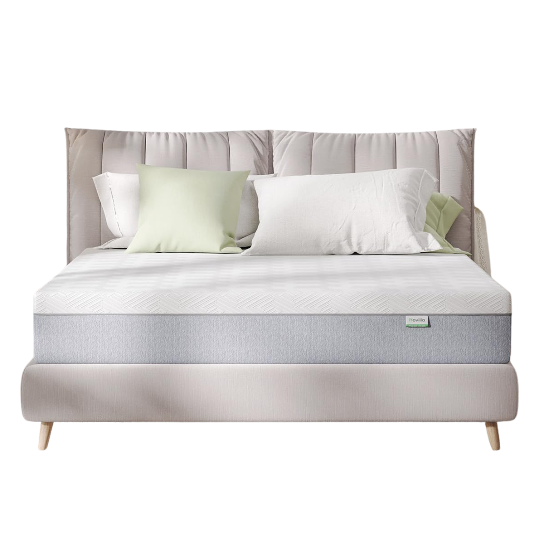 10" Novilla Gel Memory Foam Queen Size Medium Plush Bed Mattress