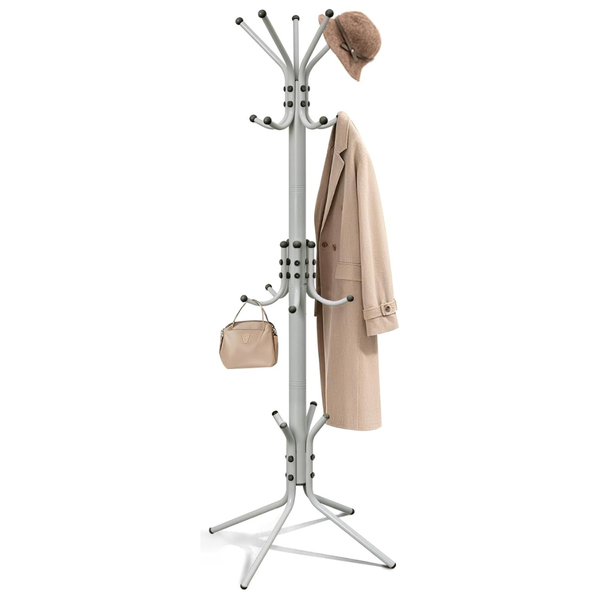 Metal Freestanding Coat Rack Stand With 15 Hooks (Various)