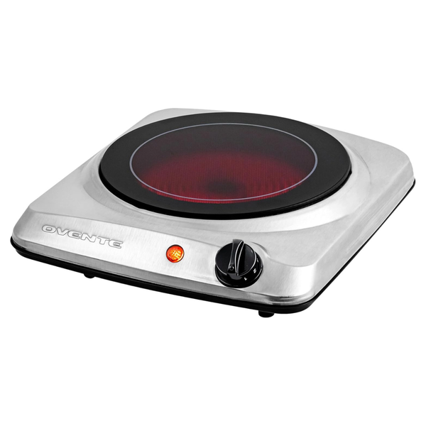 Ovente 1000W 7" Single Plate Electric Infrared Burner
