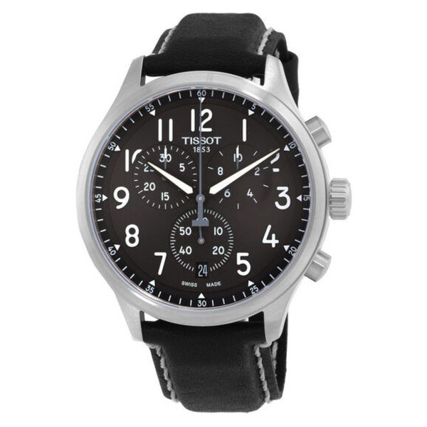 45mm Tissot Chrono XL Quartz Anthracite Dial Men's Watch