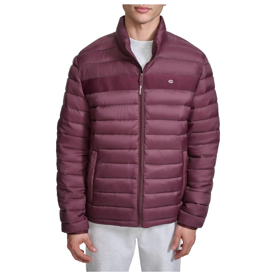 Champion Men's Lightweight Packable Puffer Jacket