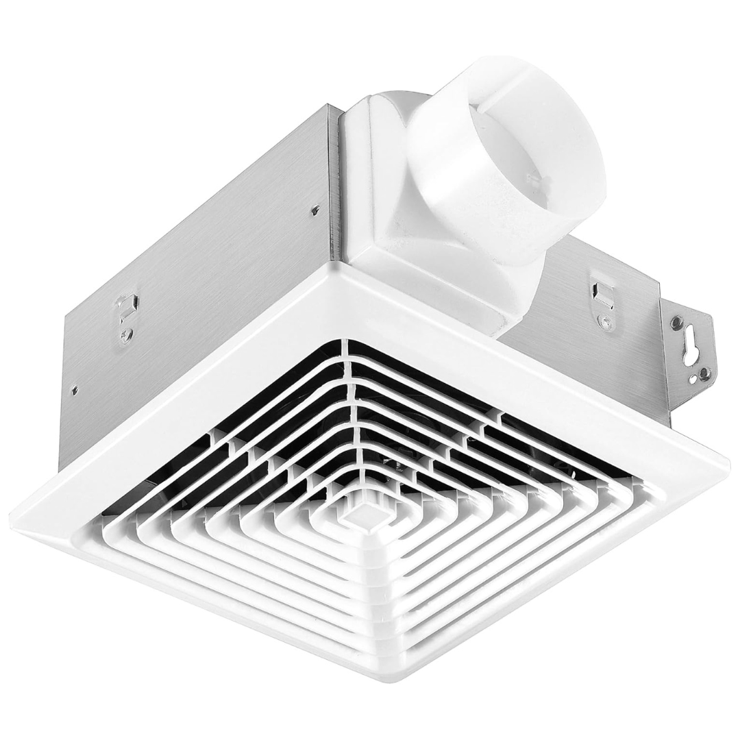 50 CFM Bathroom Exhaust Fan 1.0 Sone, 3" Duct