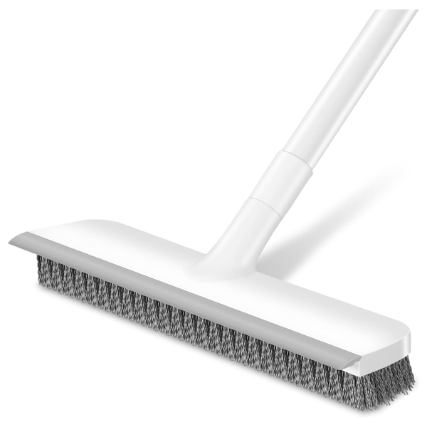 Floor Scrub Brush with 48" Long Adjustable Handle