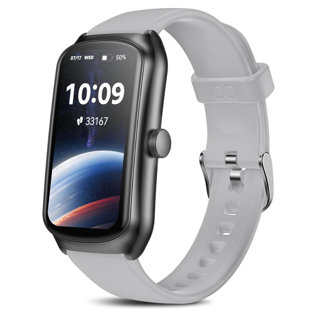 Unisex Fitness Tracker Smartwatch With 24/7 Heart Rate