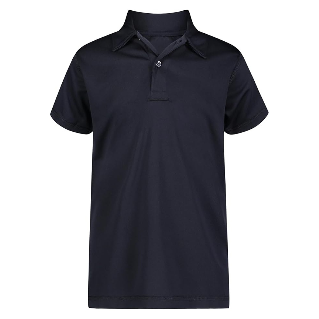 Nautica Boys School Uniform Sensory-Friendly Short Sleeve Performance Polo
