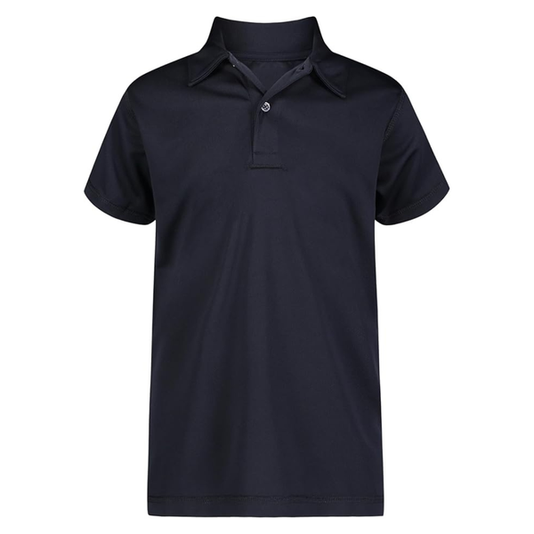 Nautica Boys School Uniform Sensory-Friendly Short Sleeve Performance Polo