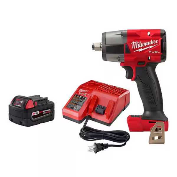Milwaukee M18 FUEL 18V Impact Wrench F Ring W/ Starter Kit