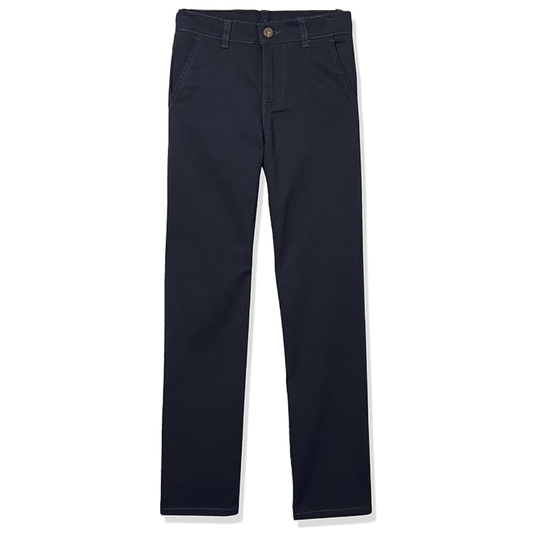 IZOD Boys Stretch Flat Front Comfort Waistband Pants