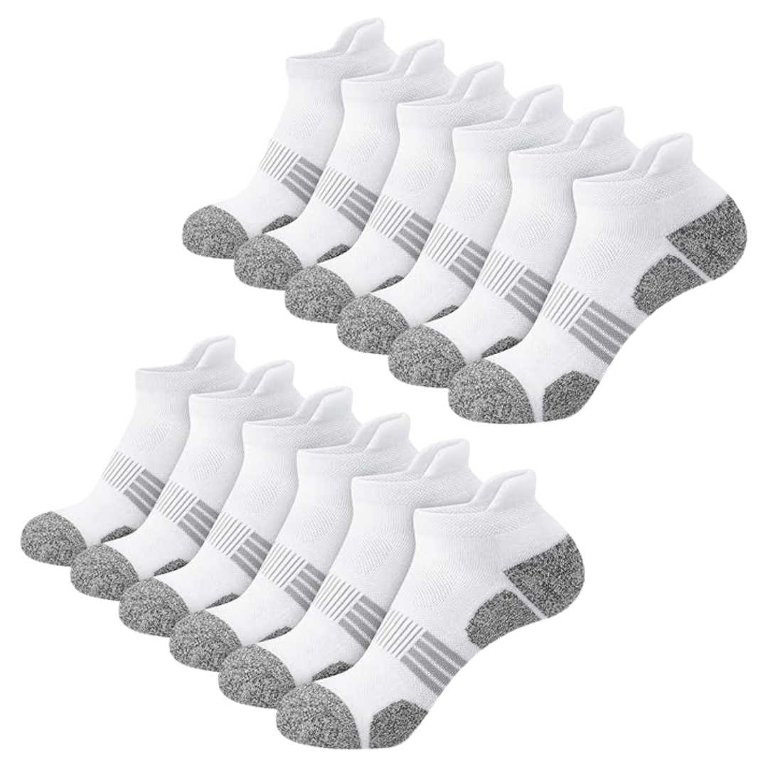 6-Pairs Women's Ankle Running Athletic Low Cut Gift Socks