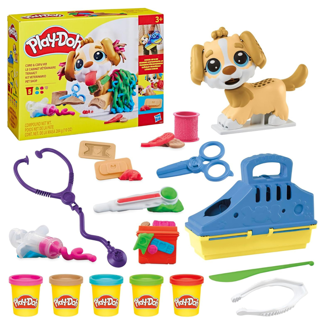 Play-Doh Care N Carry Vet Playset For Kids