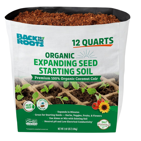 12-Qt Back To The Roots Organic Seed Starting