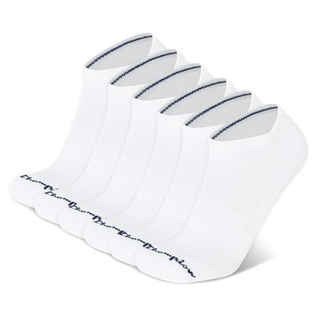 6-Pack Champion Men's Cushion Low Cut Socks