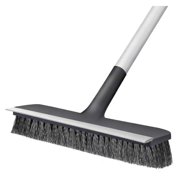 Heavy-Duty Floor Scrub Brush With Long Handle