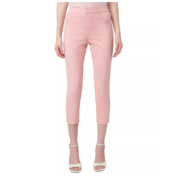 Hue Women's Mid-Rise Pull-On Denim Capri Leggings