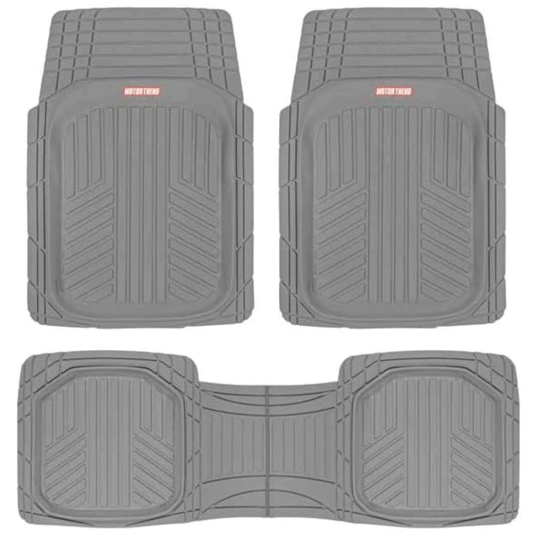 Motor Trend FlexToughXL Floor Mats For Cars Full Set