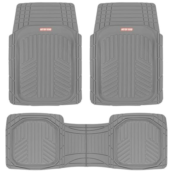 Motor Trend FlexToughXL Floor Mats For Cars Full Set
